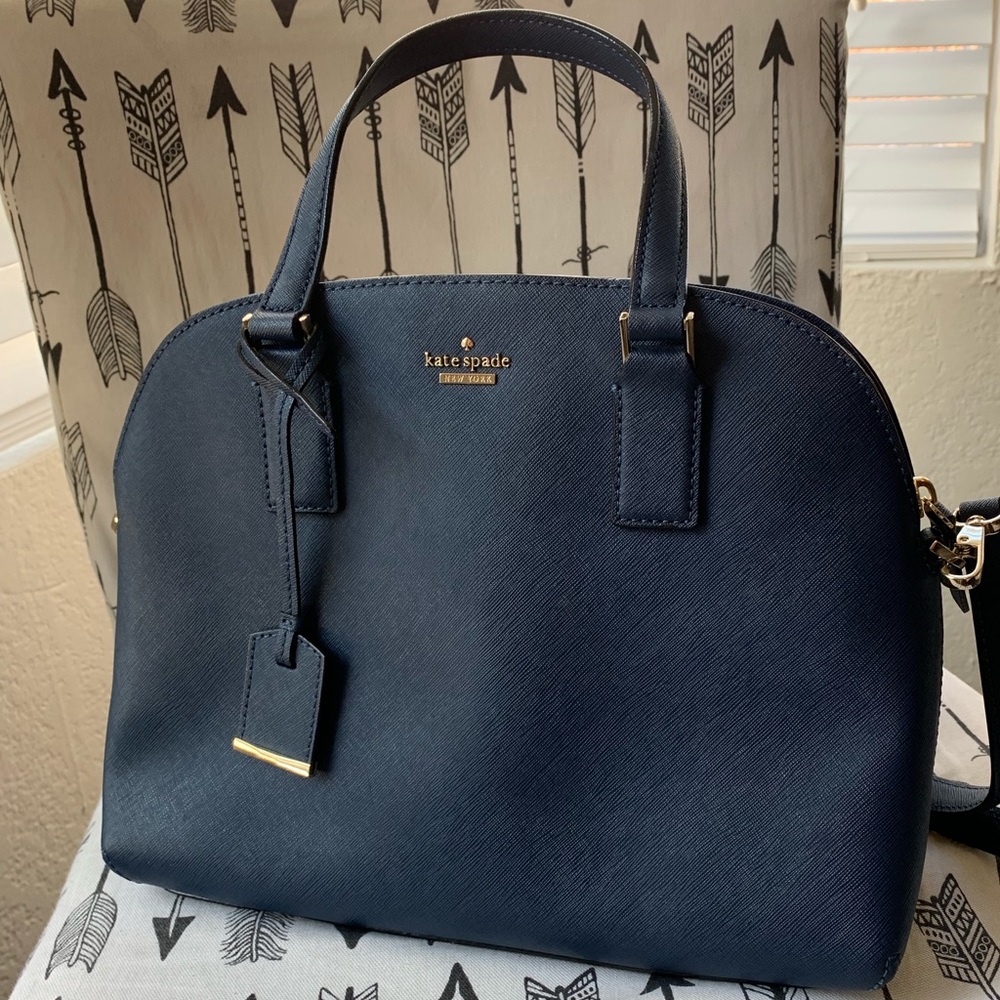 Used Kate Spade Navy Blue Cameron Street Lottie